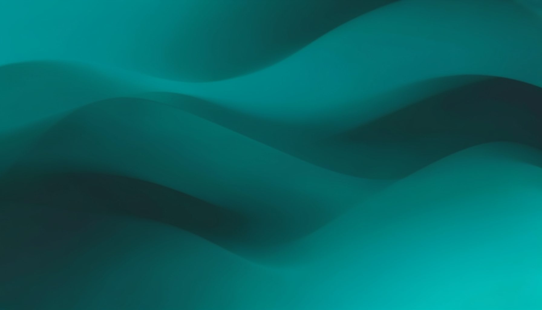 Abstract gradient composition in deep teal and charcoal tones, with soft overlapping waves suggesting calm water and a contemplative mood.